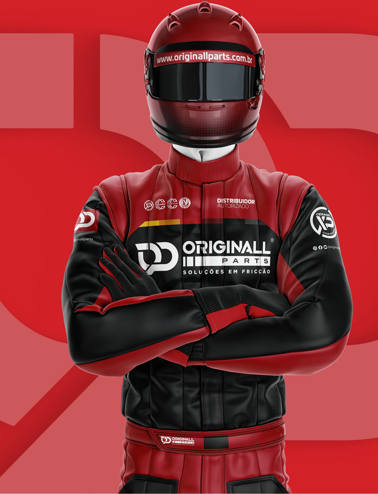 Imagem arte piloto OriginALLparts